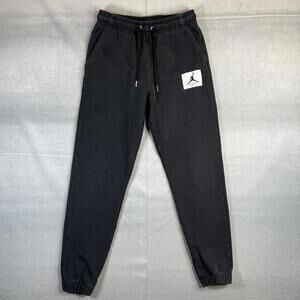Air Jordan Sweatpants Men's Small Black Jumpman Statement Fleece Pants Jogger